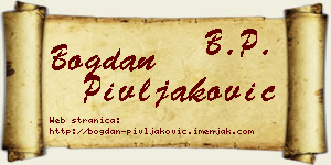 Bogdan Pivljaković vizit kartica